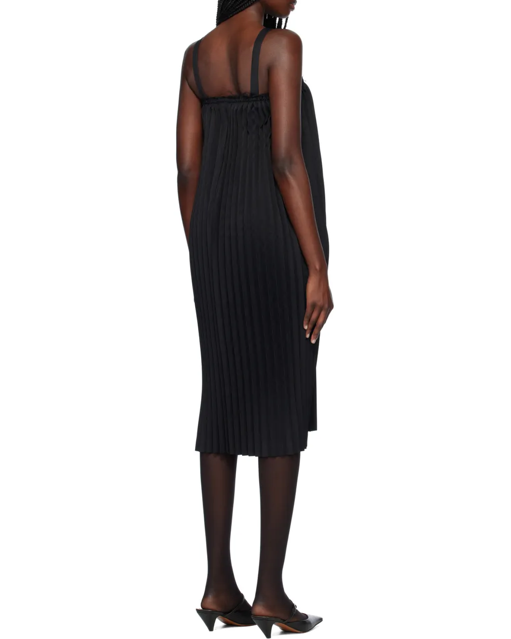 Gabardine Midi Dress