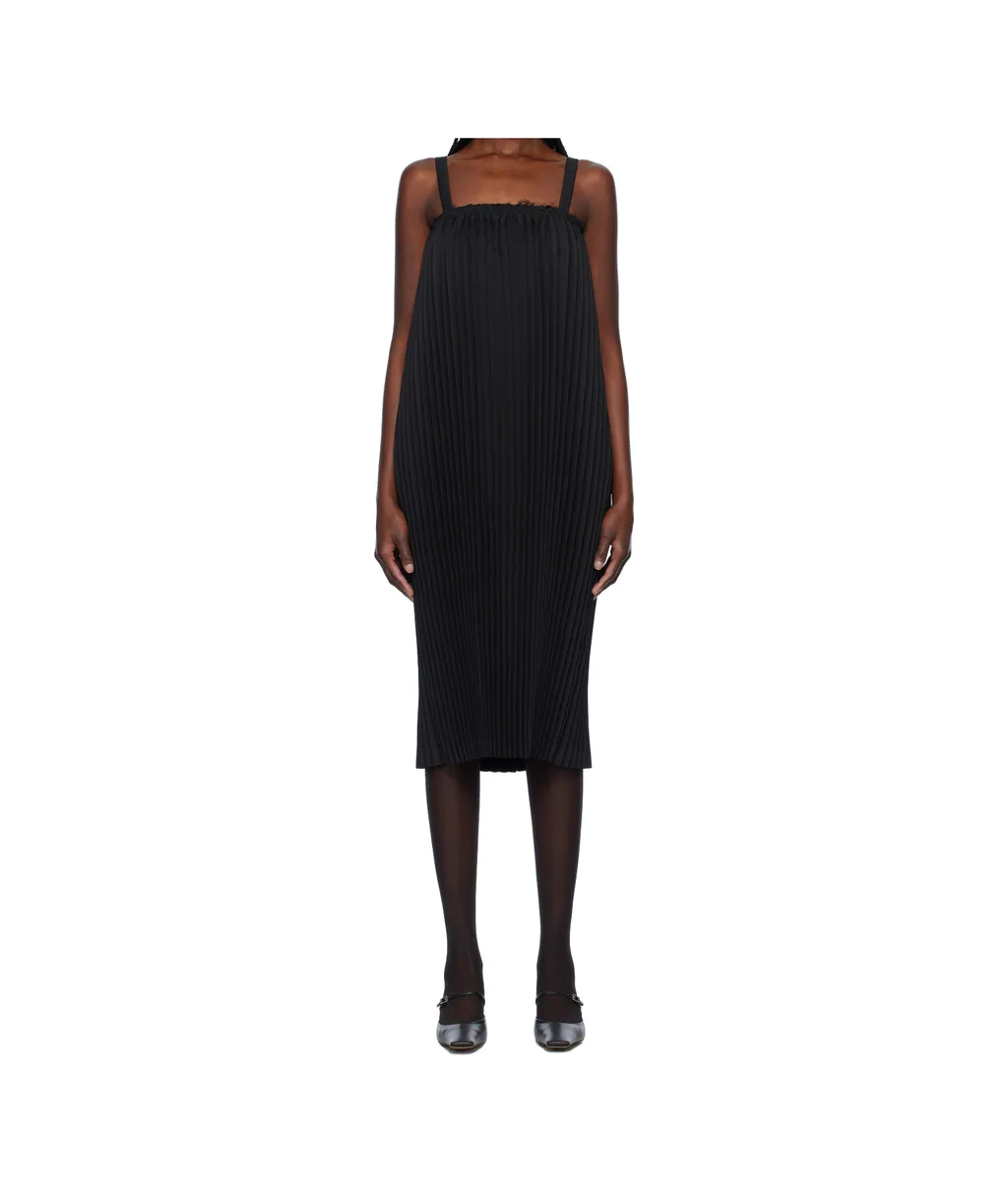 Gabardine Midi Dress