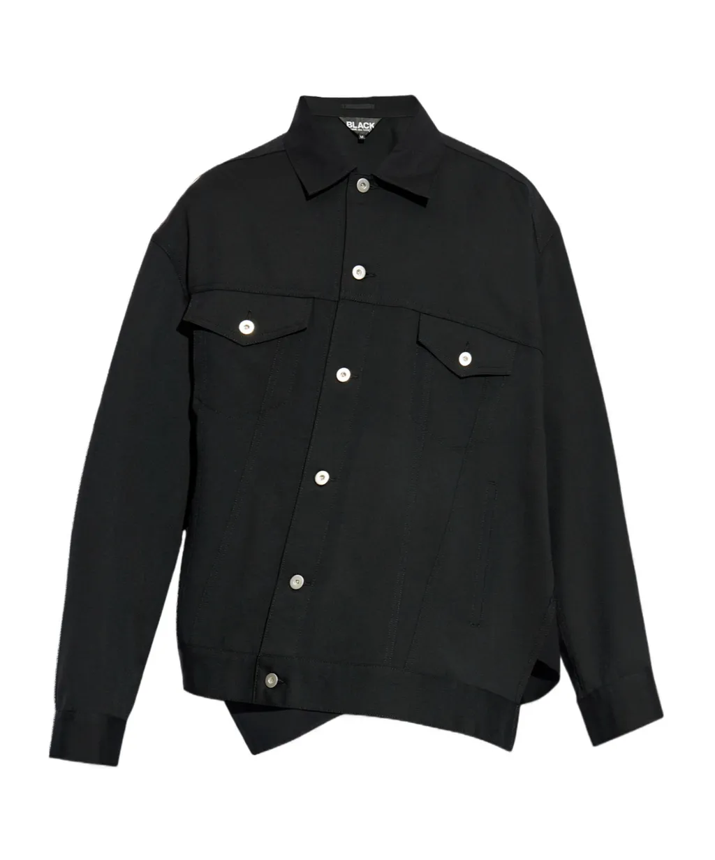 Oversized Asymmetric Hem Shirt