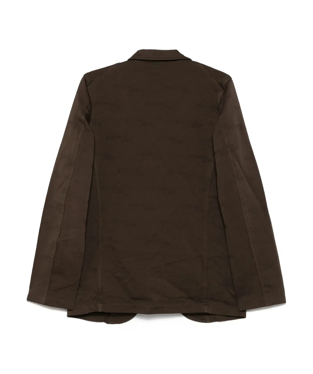 Patterned-Jacquard Blazer