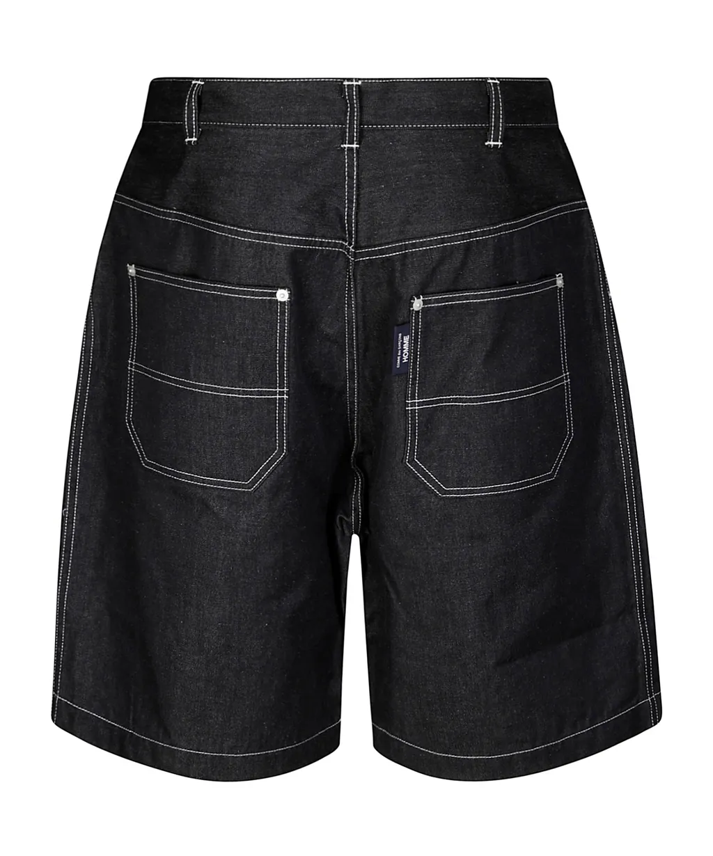 Homme Contrast Stitch Shorts
