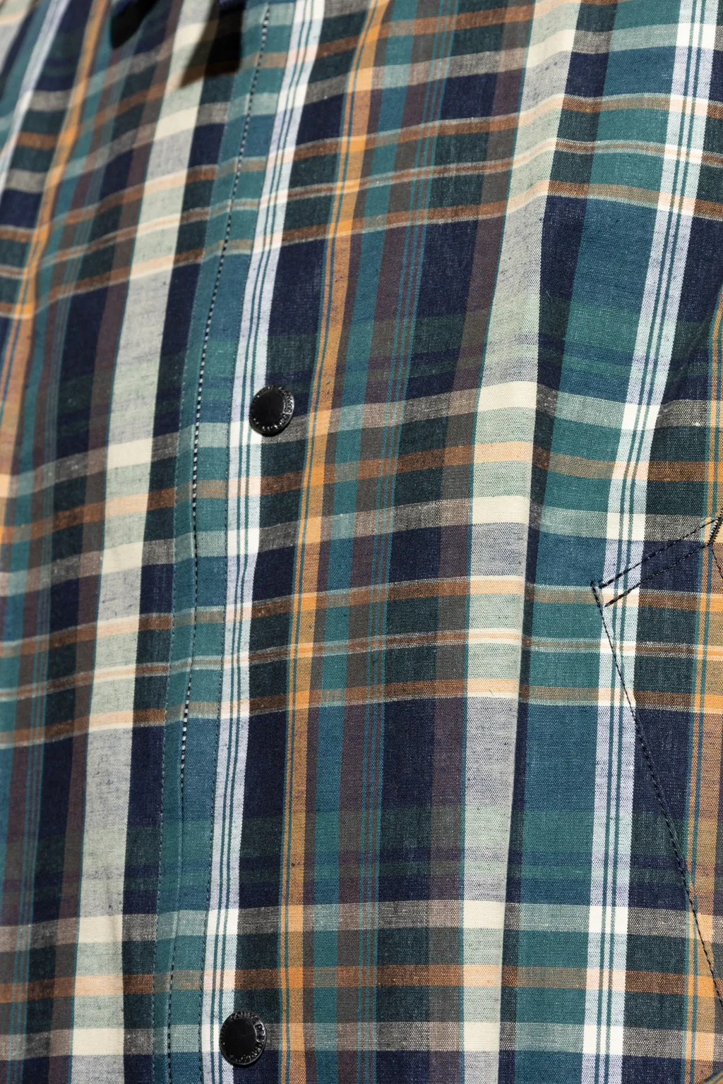 Checked Bomber Jacket