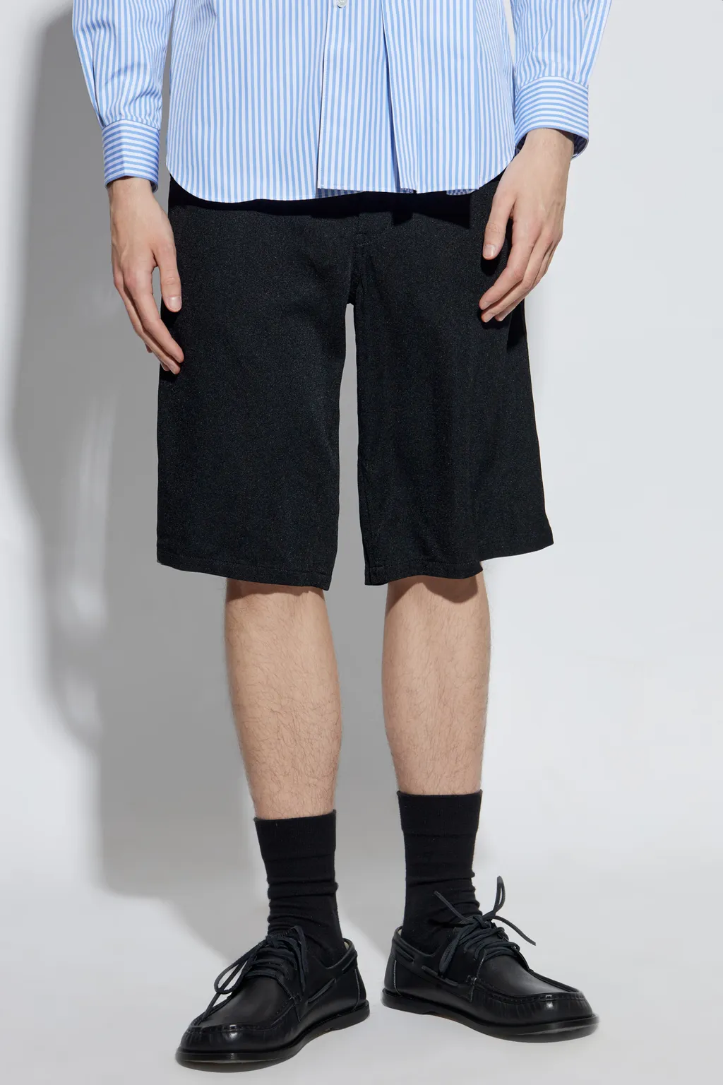 Shirt Wide-Leg Shorts