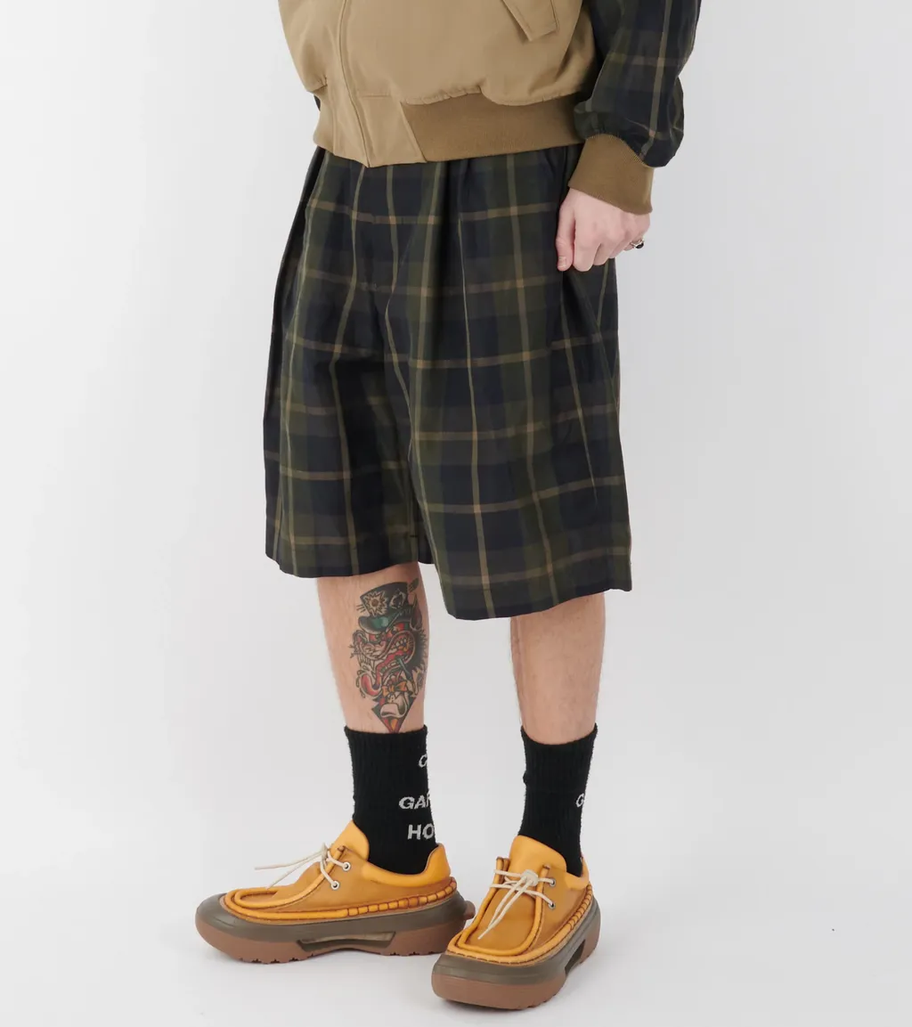 Checked Shorts