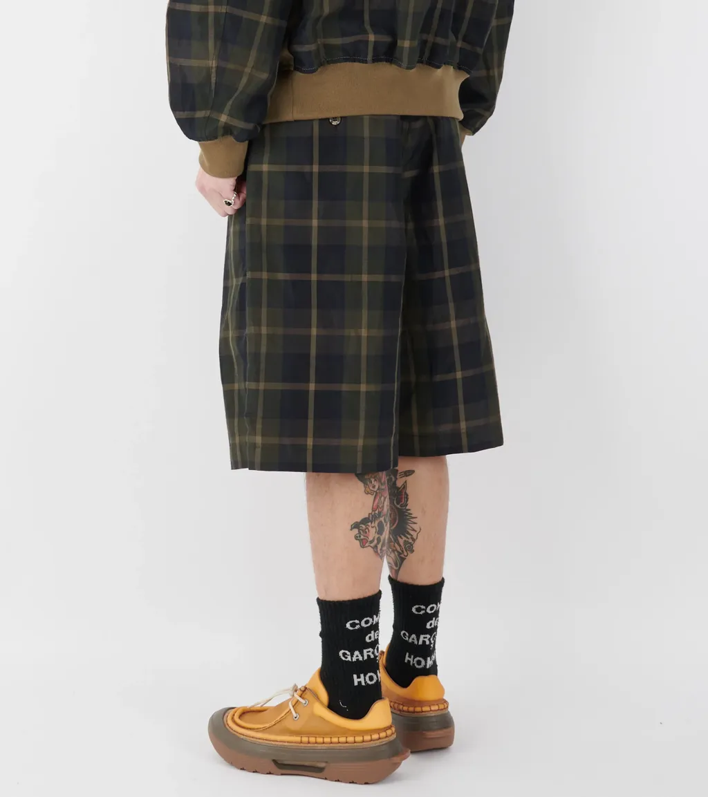 Checked Shorts