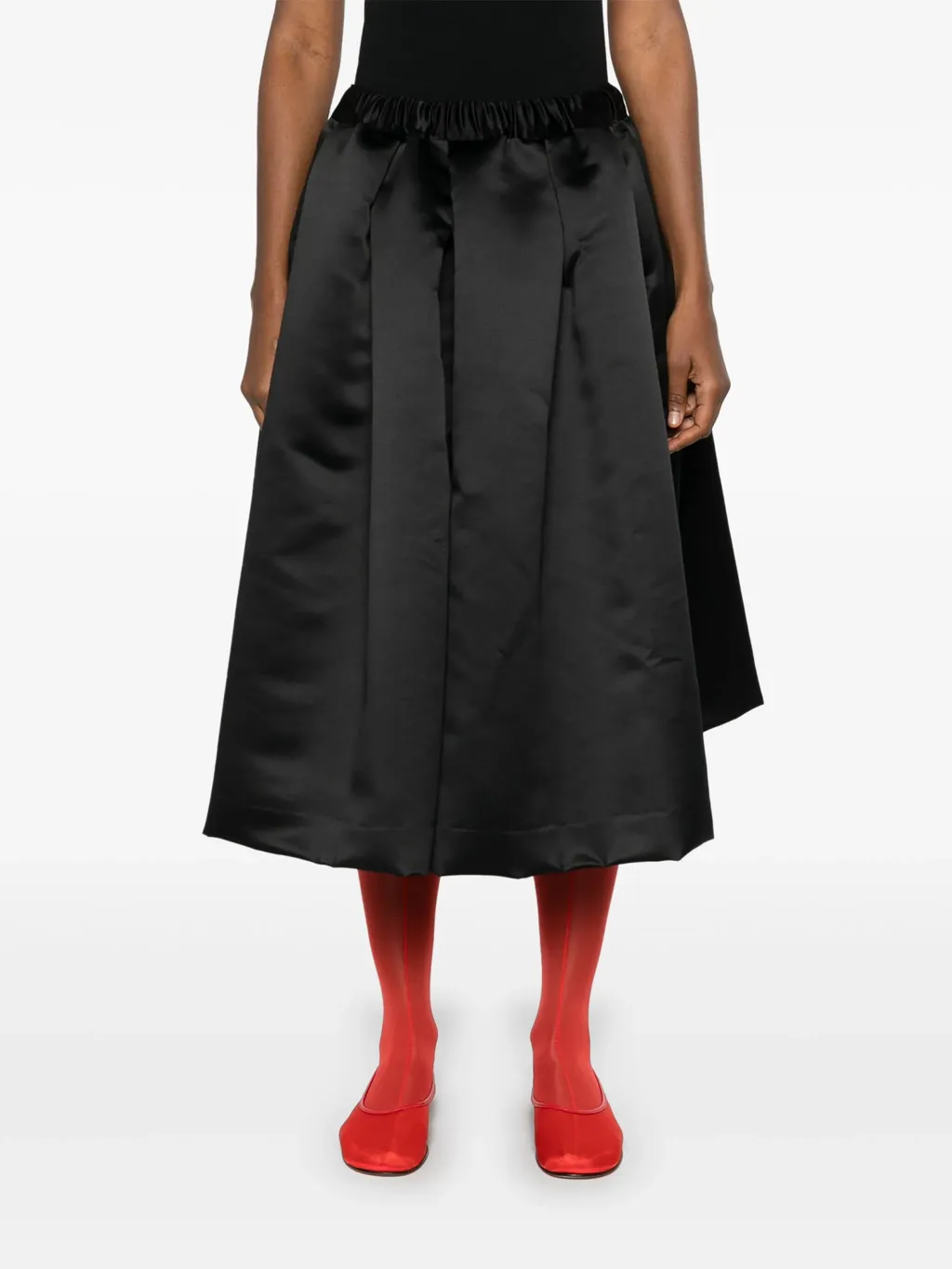 Satin Wide-Leg Shorts