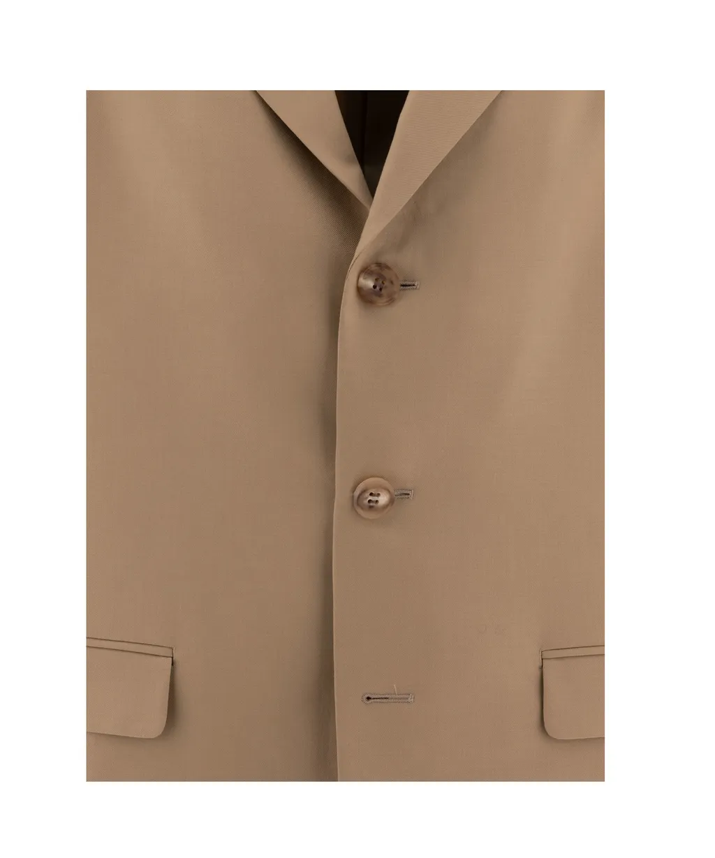 Single-Breasted Oversized Blazer