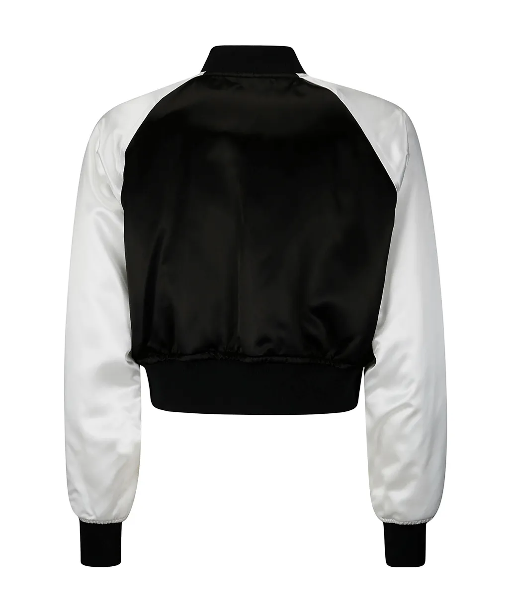 Comme Des GarÇOns Girl Satin Bomber Jacket
