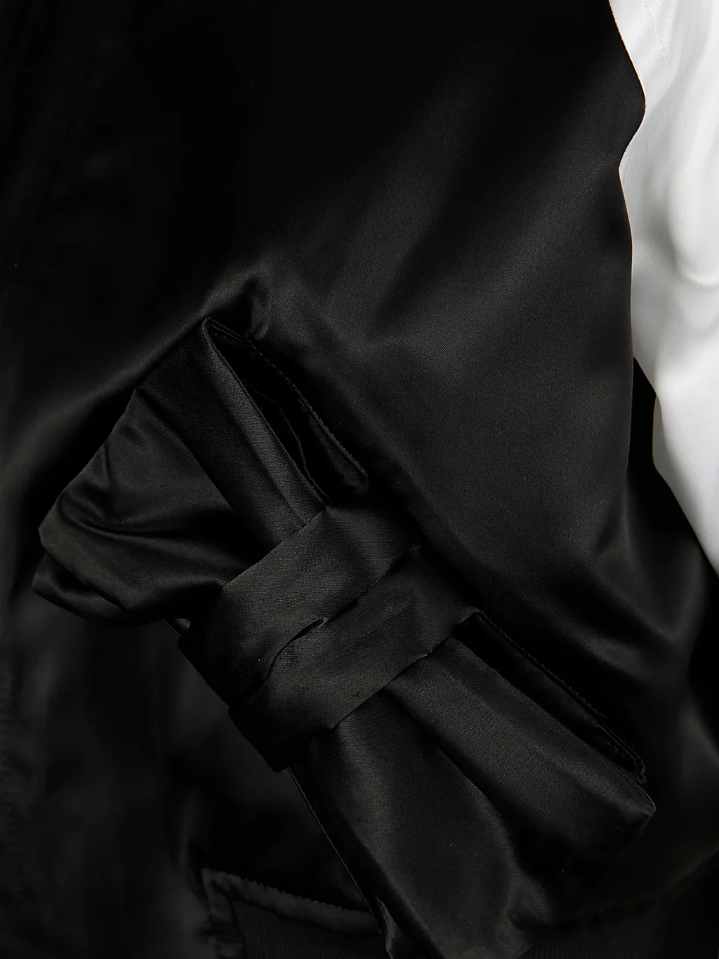 Comme Des GarÇOns Girl Satin Bomber Jacket