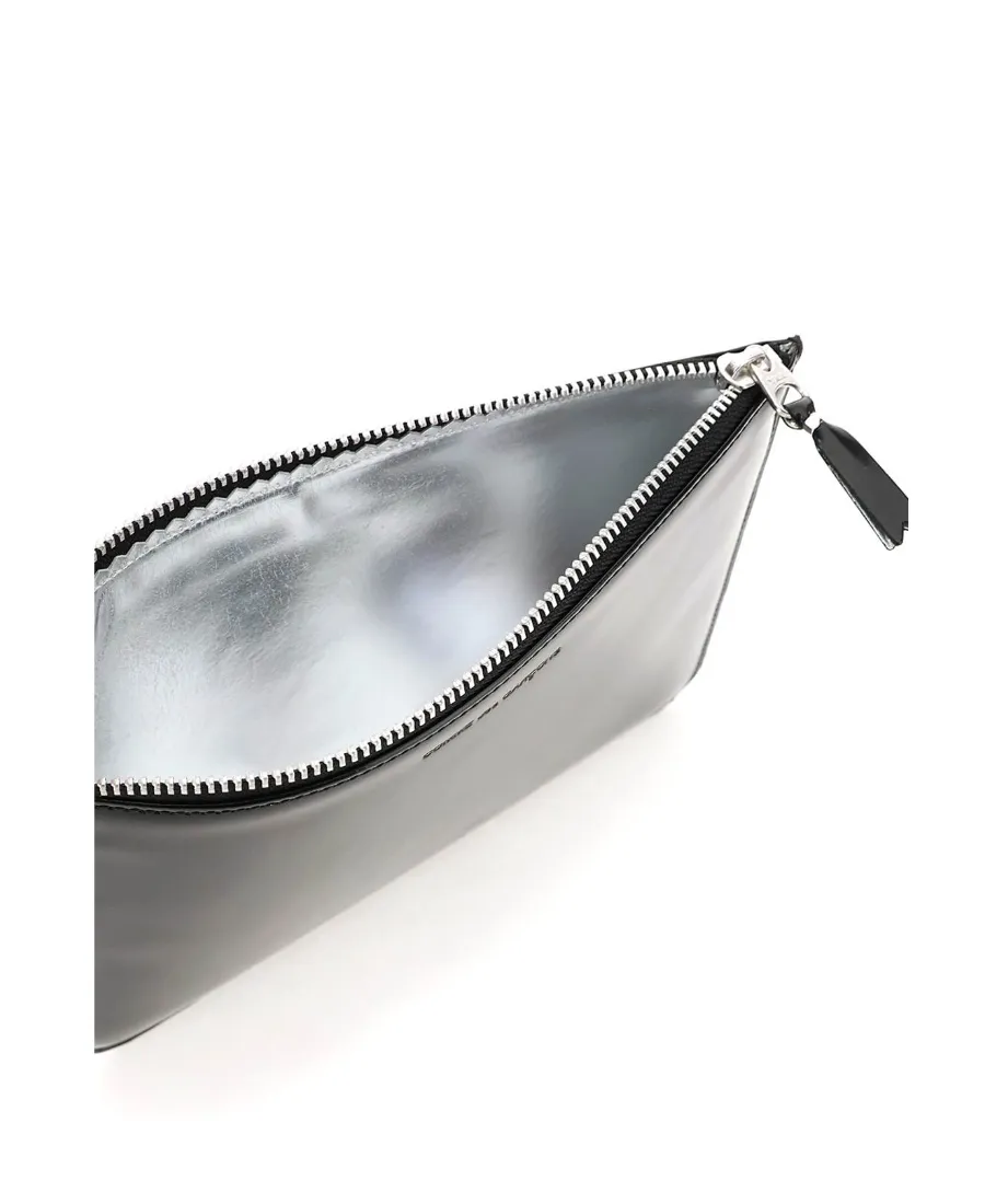 Logo Embossed Zipped Pouch