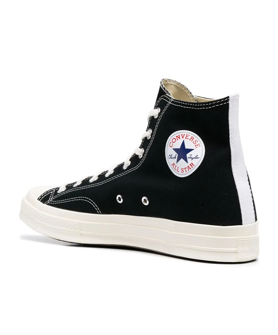 Lace-Up High-Top Canvas Shoes