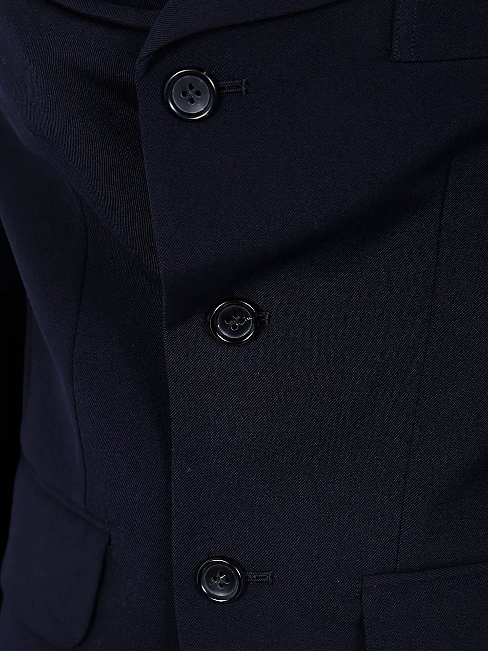 Twill Buttoned Blazer