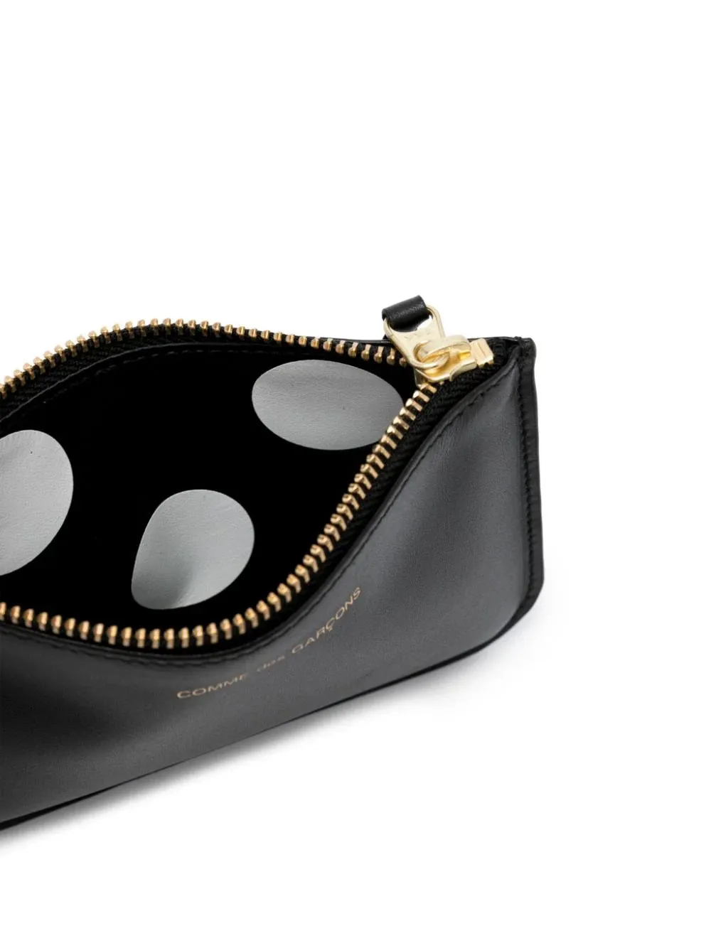 Logo-Stamp Leather Coin Purse