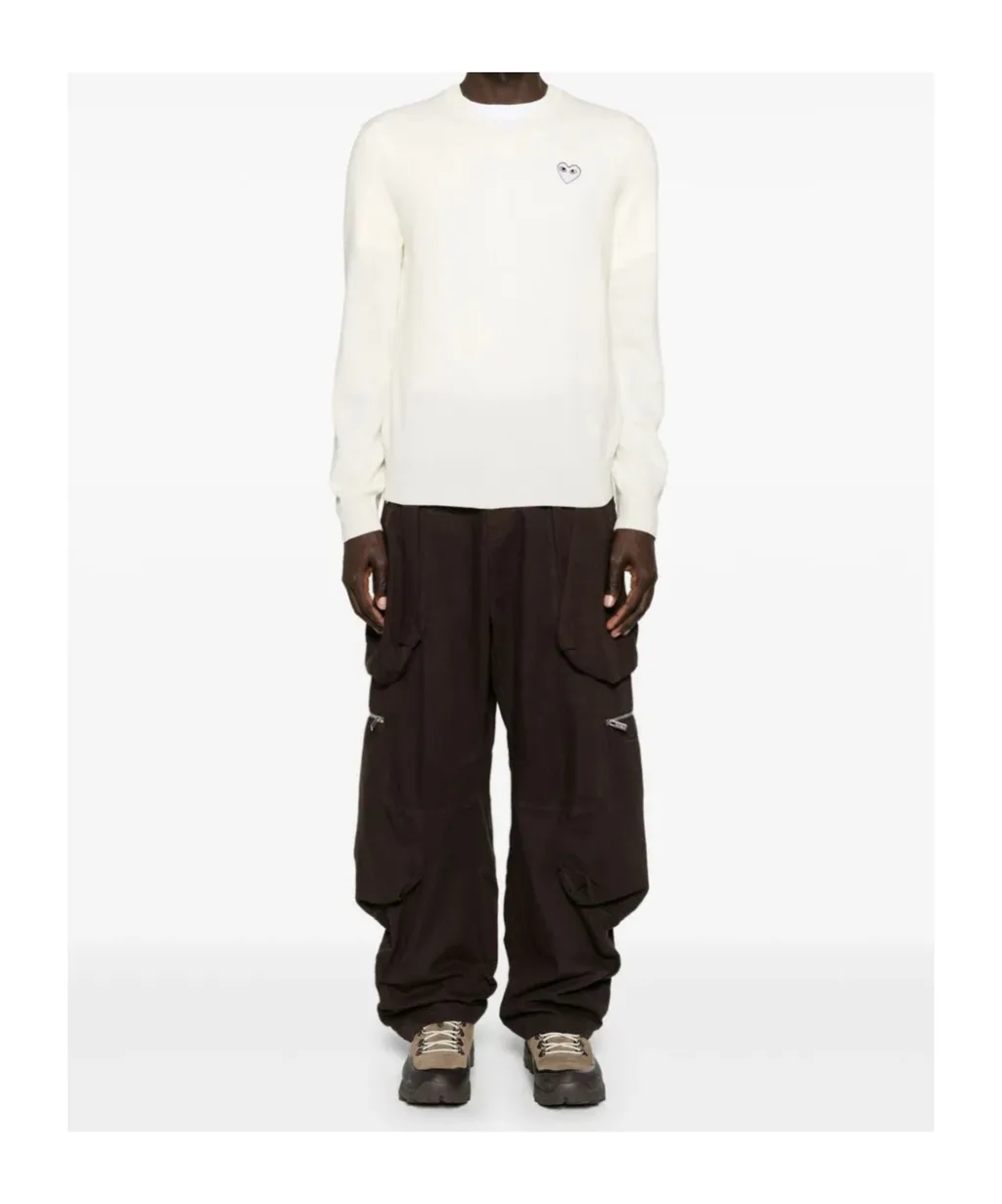 Hear Patch Knitted Jumper