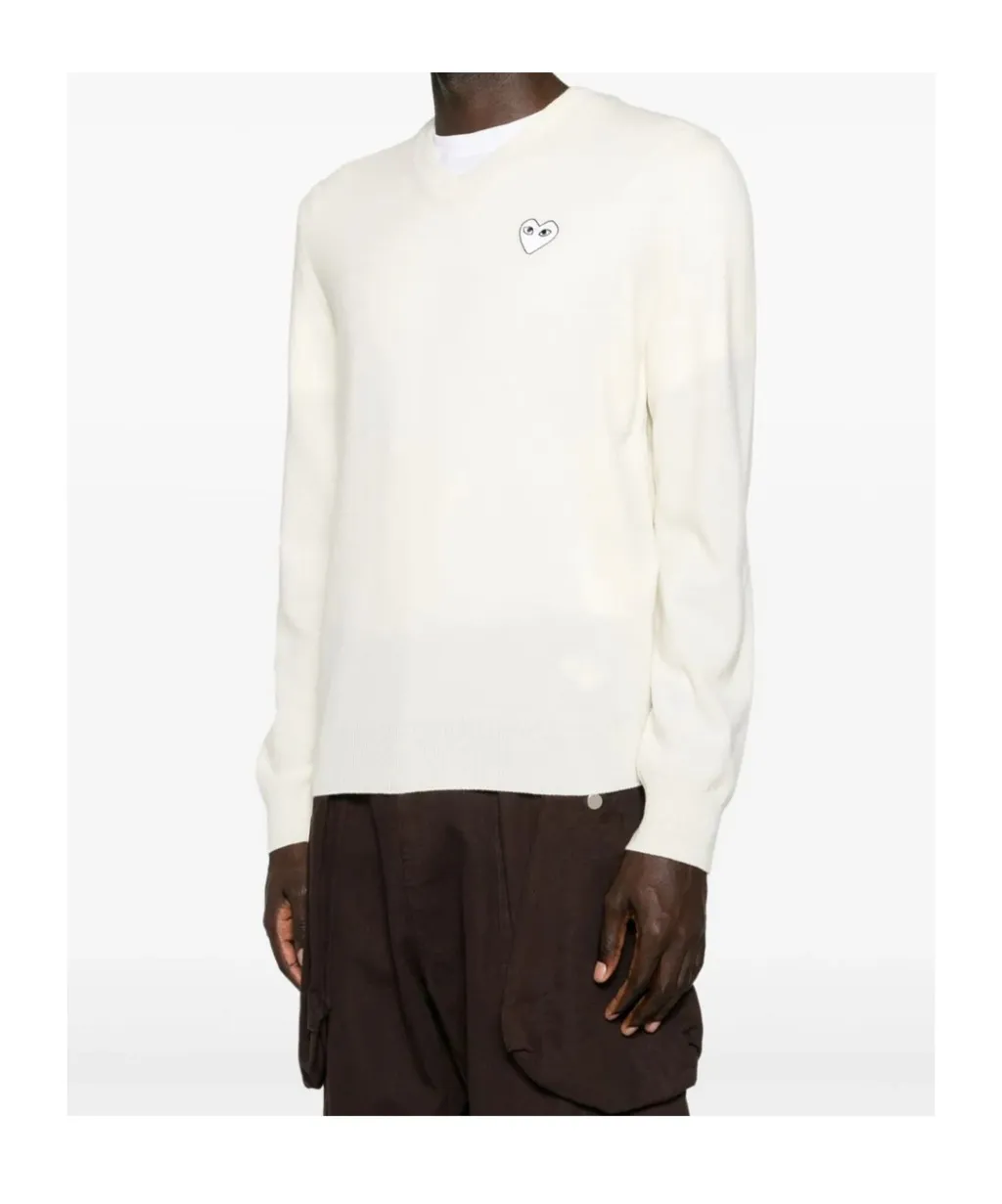 Hear Patch Knitted Jumper