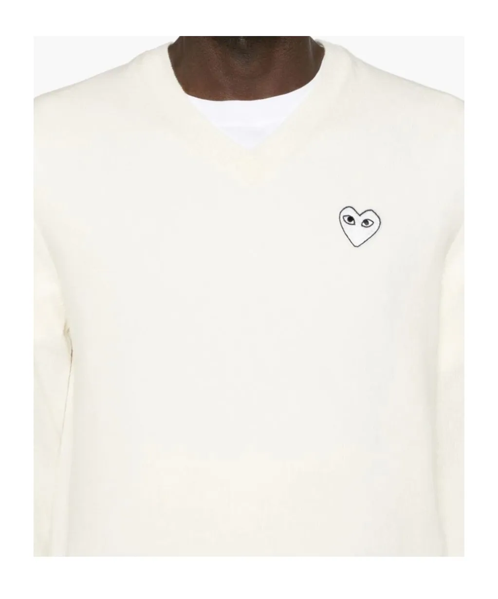 Hear Patch Knitted Jumper