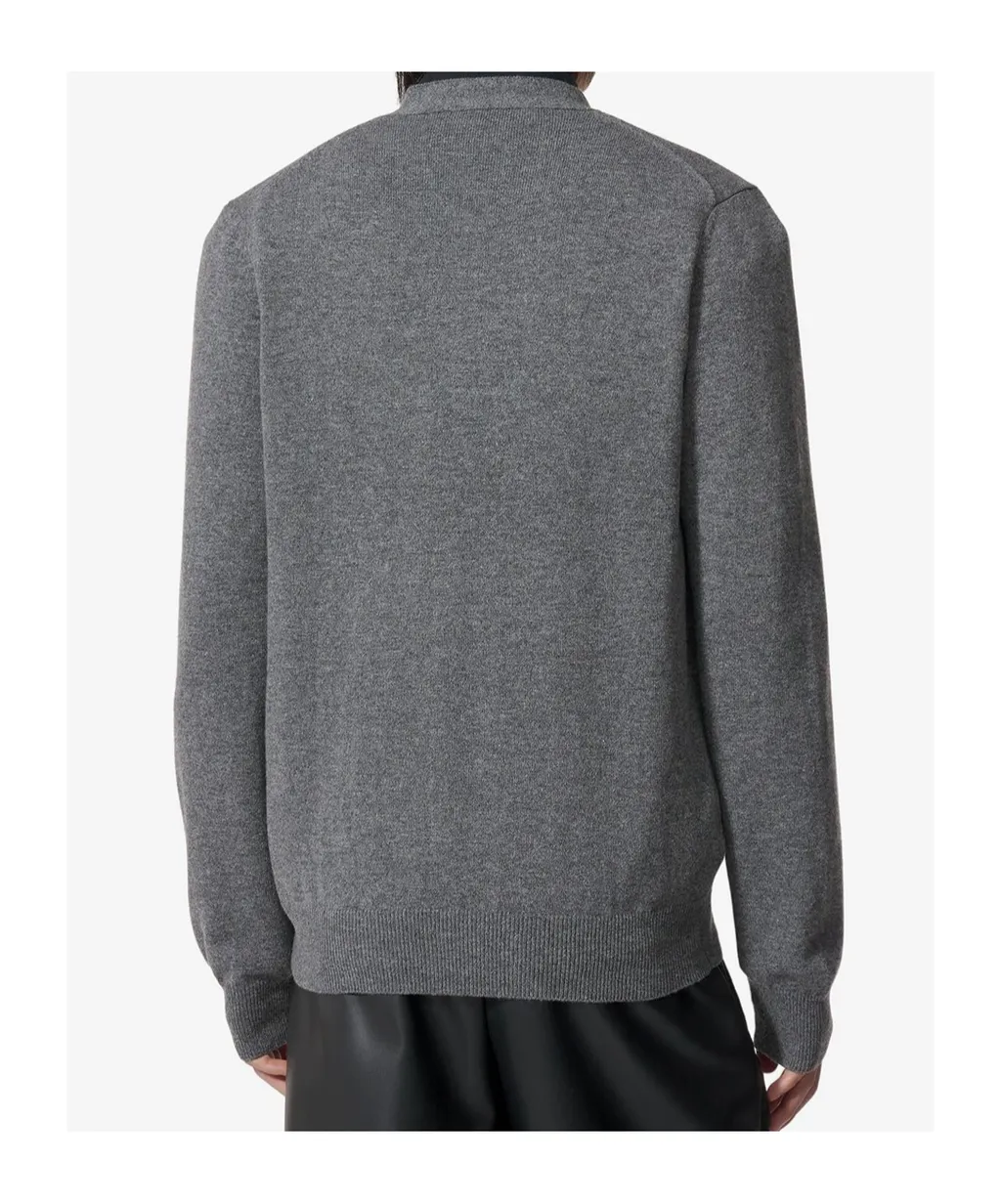 Long-Sleeved Knitted Cardigan