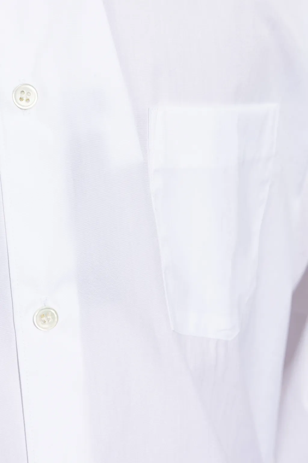 Shirt Curved Hem Buttoned Shirt