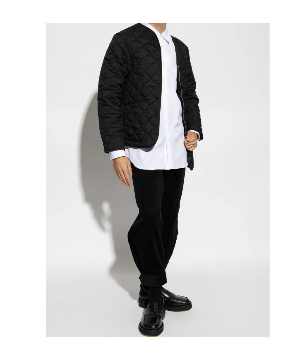 Shirt Curved Hem Buttoned Shirt