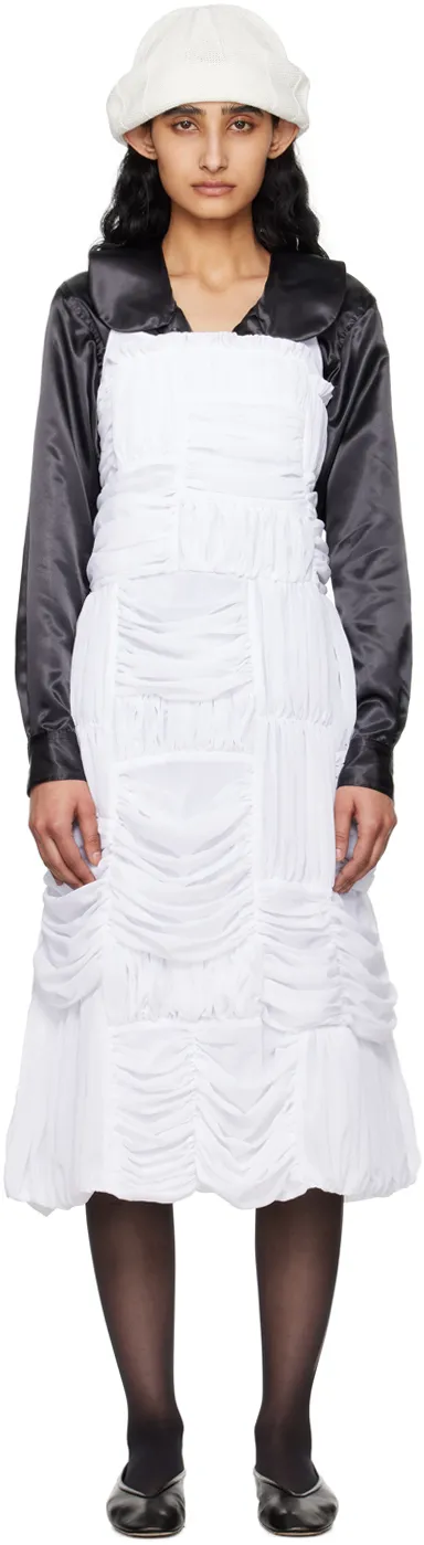 Pleated Mid-Length Dress