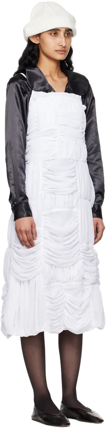 Pleated Mid-Length Dress