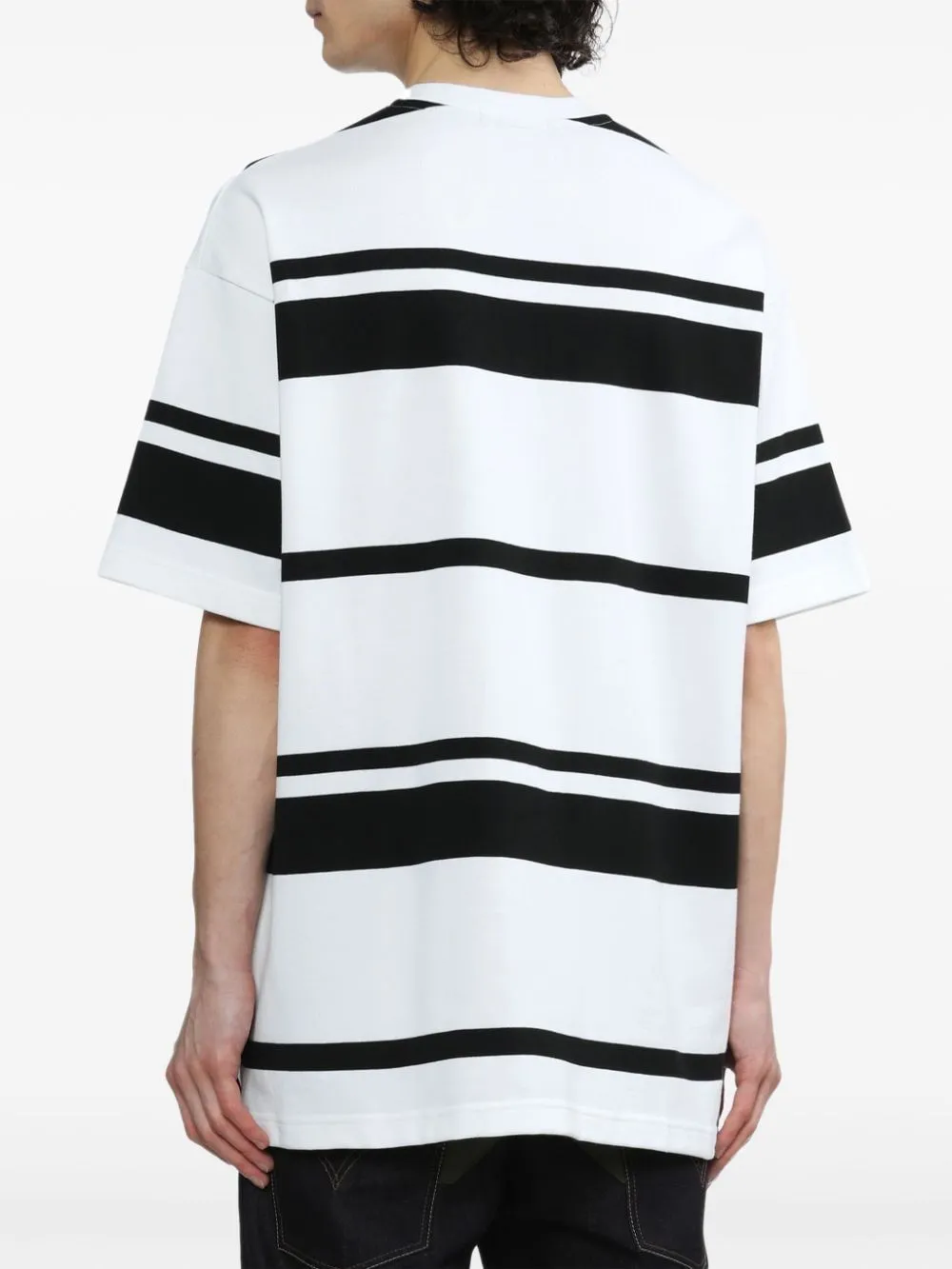 Open-Necked Black Shirt