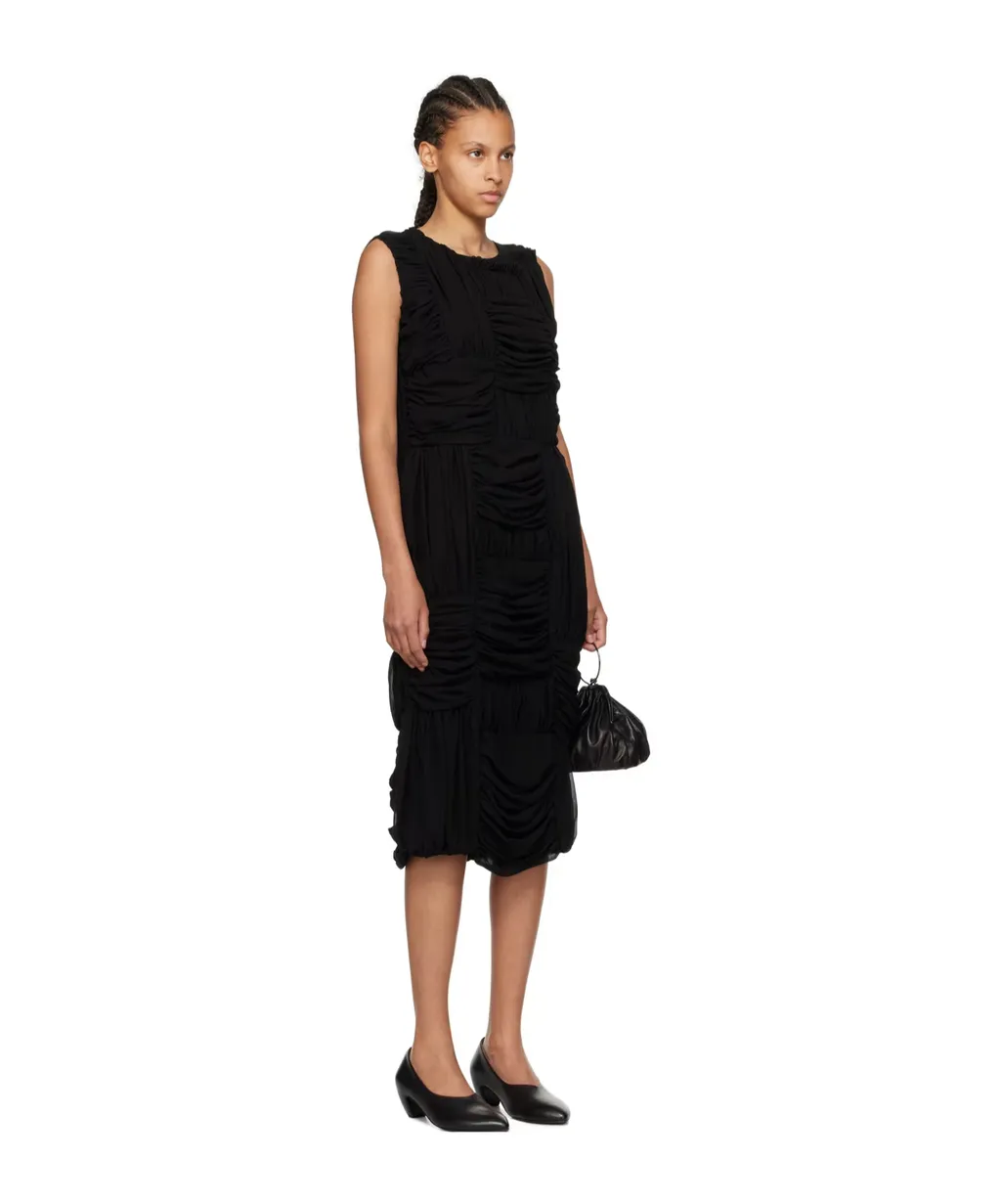 Pulled Round Neck Dress