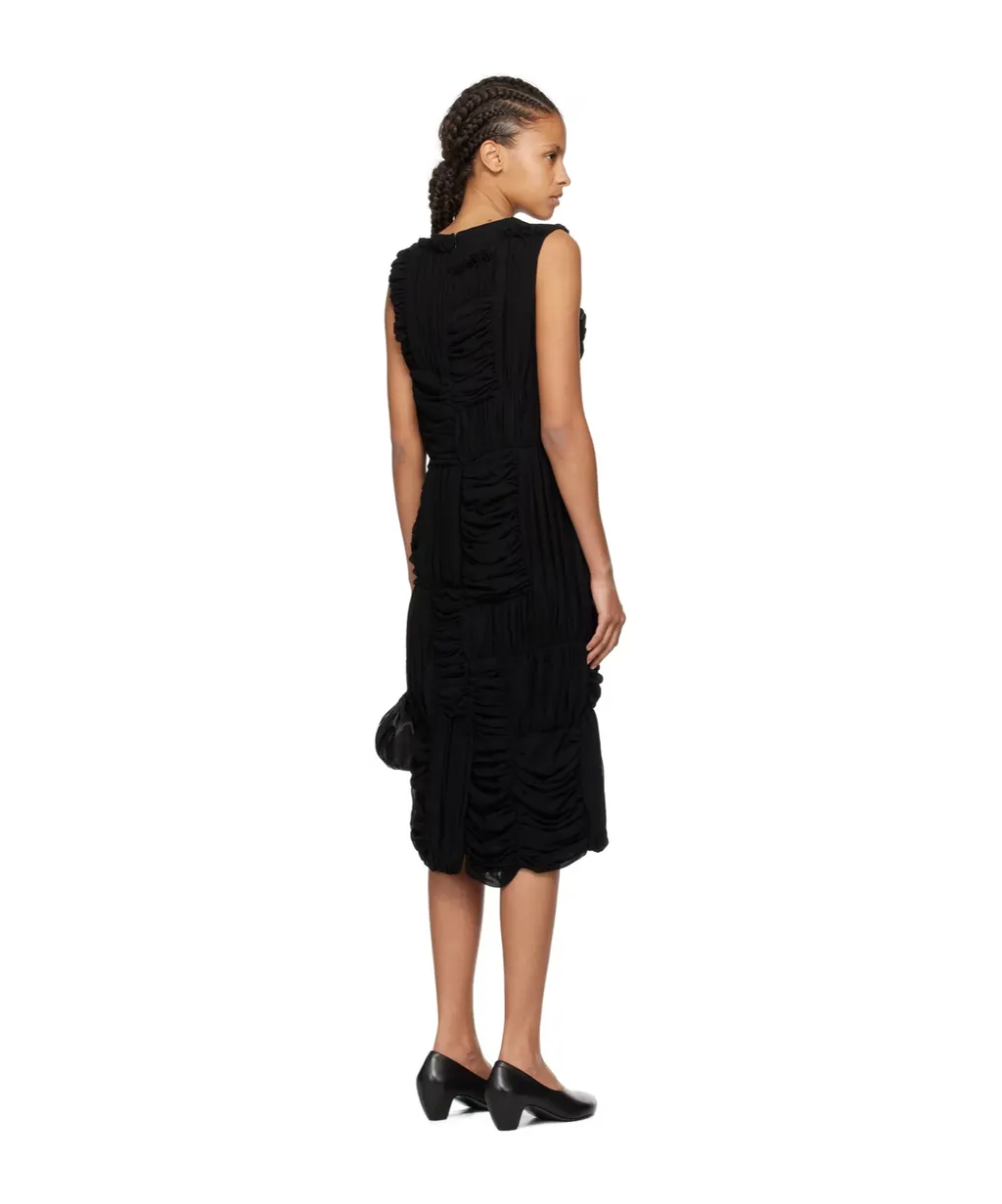 Pulled Round Neck Dress