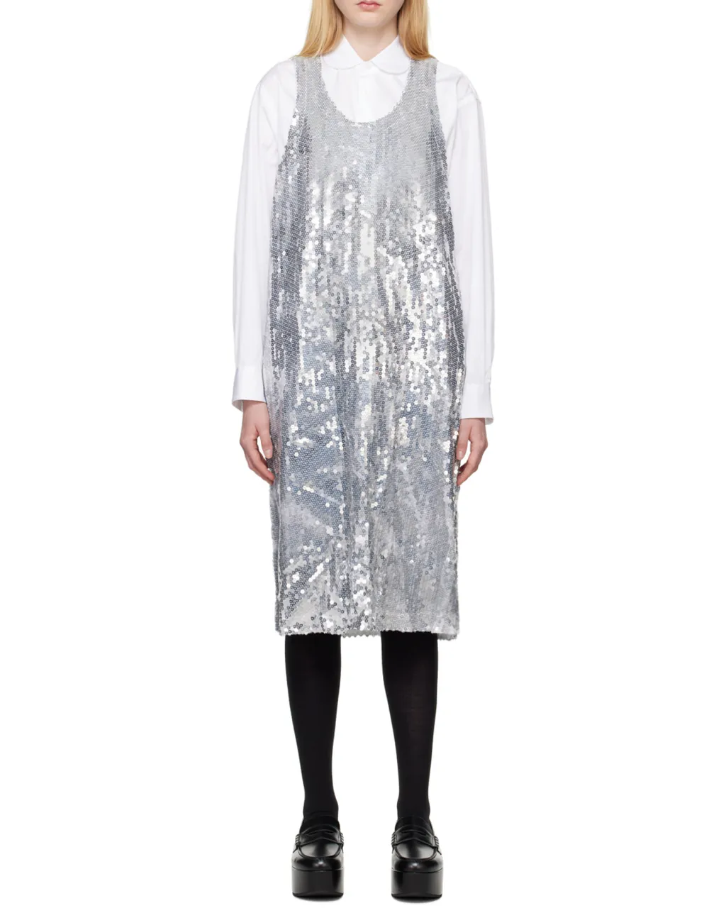 Sequined Simple Dress