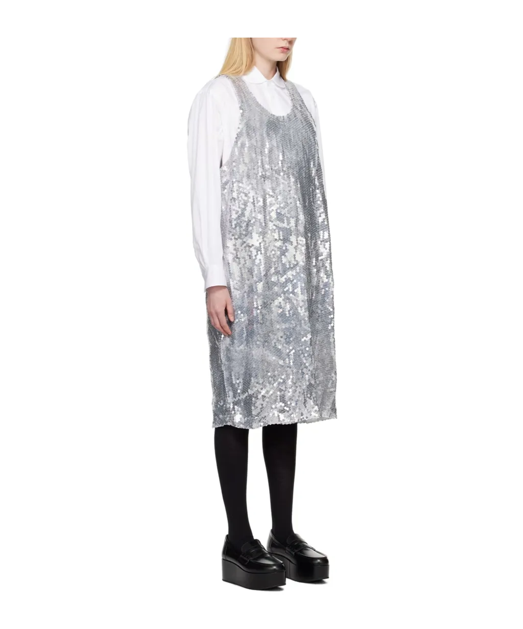 Sequined Simple Dress