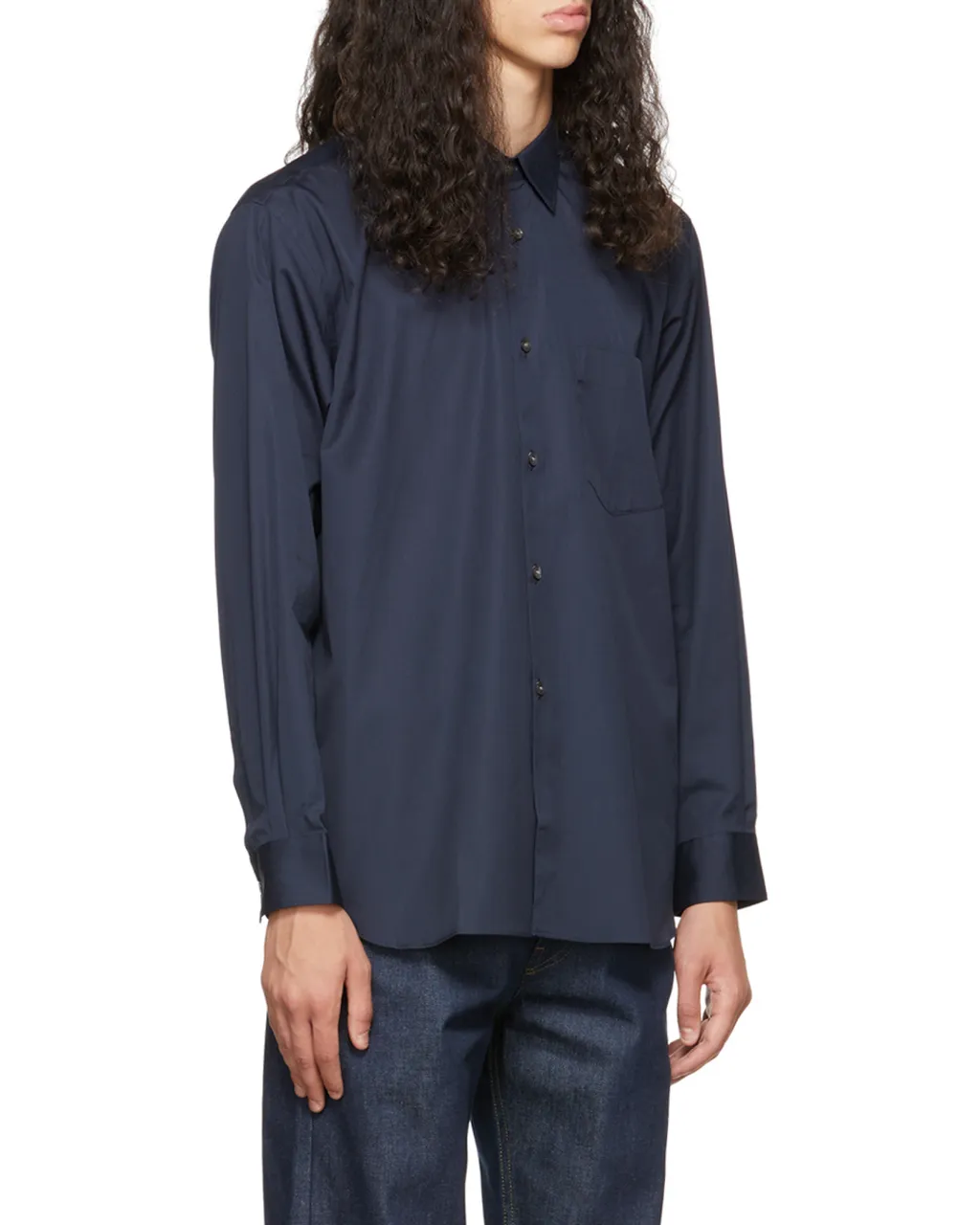 Long-Sleeve Cotton Shirt