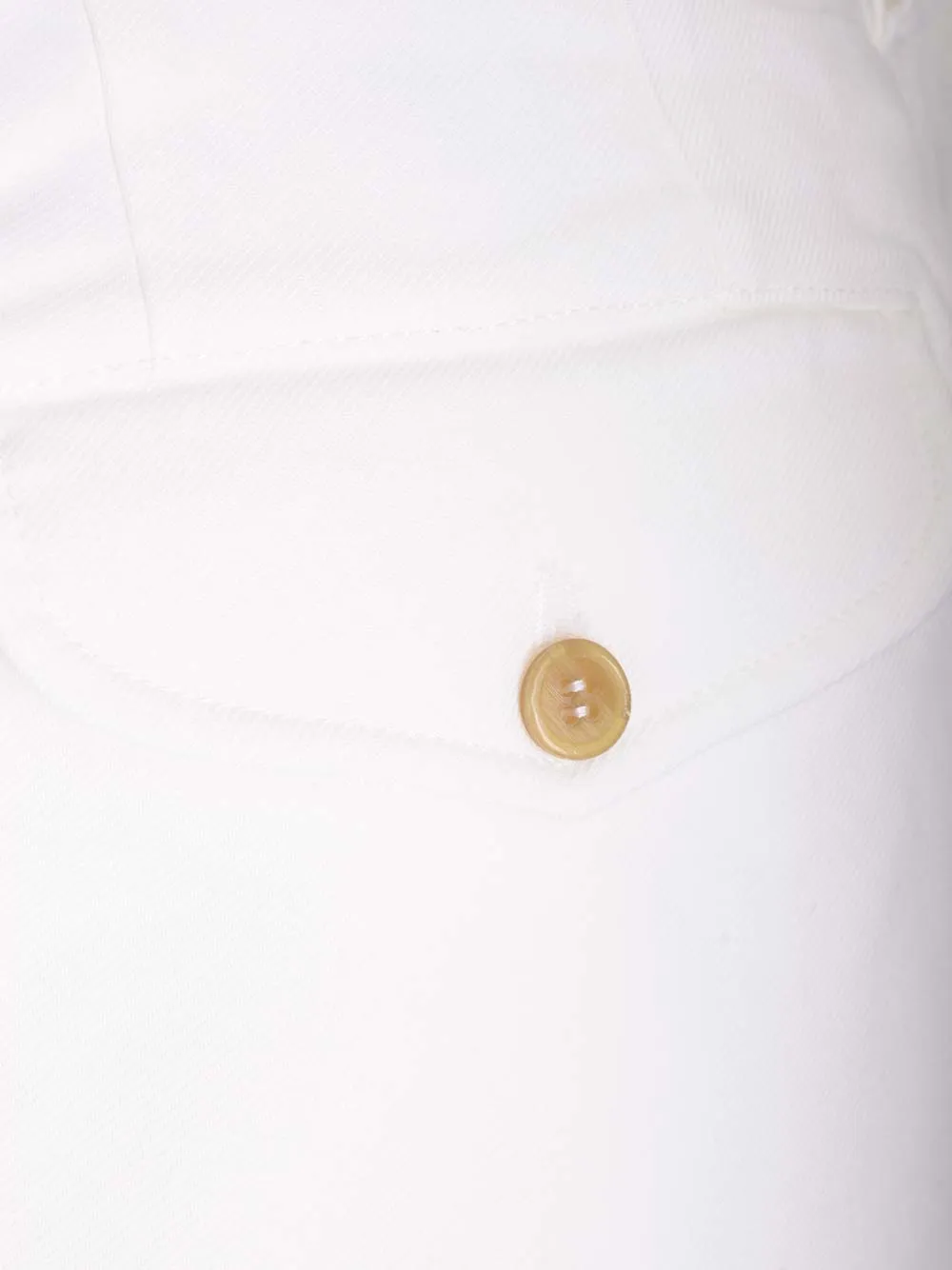 Shirt Knee-Length Twill Shorts