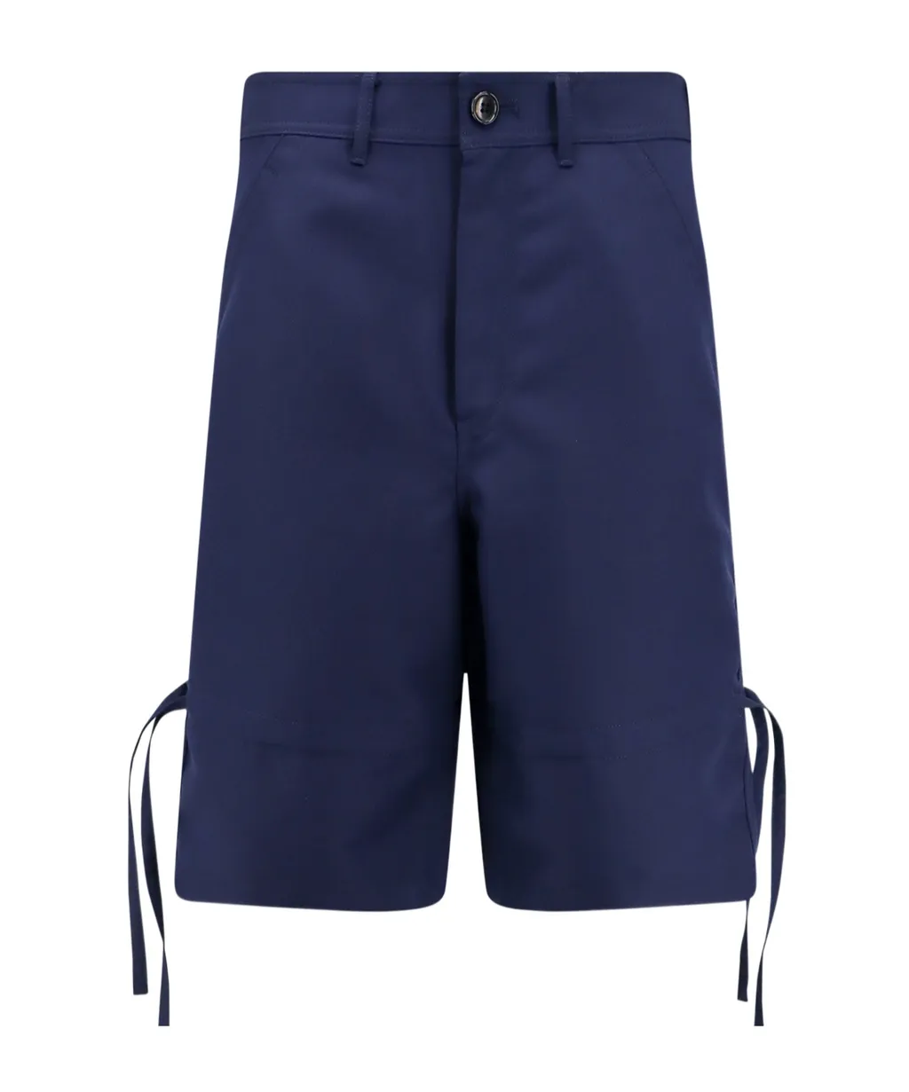 Shirt Strap-Detailed Bermuda Shorts