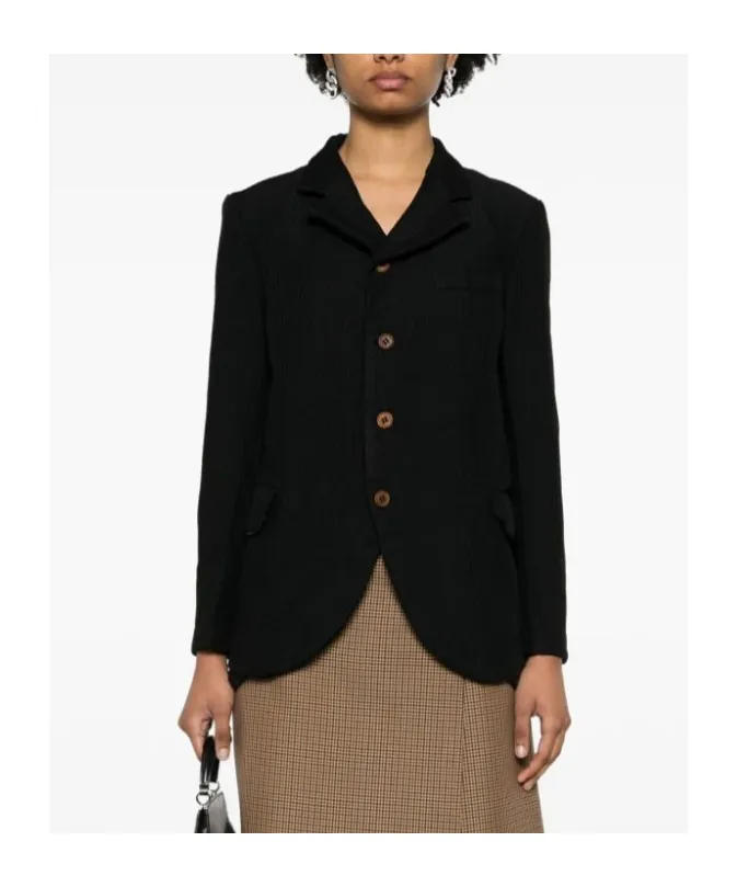 Long-Sleeved Suit Coat