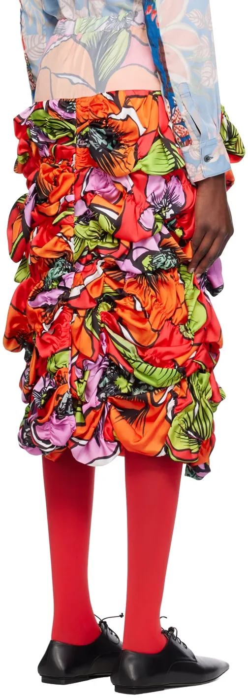 Floral Floral Mid-Length Skirt