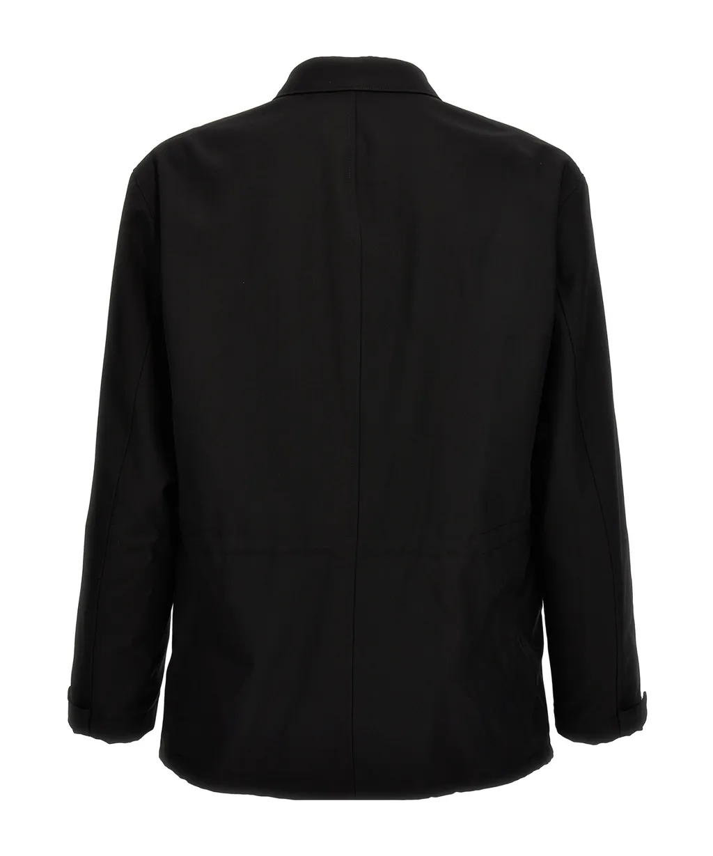 Single Breasted Drawstring Blazer
