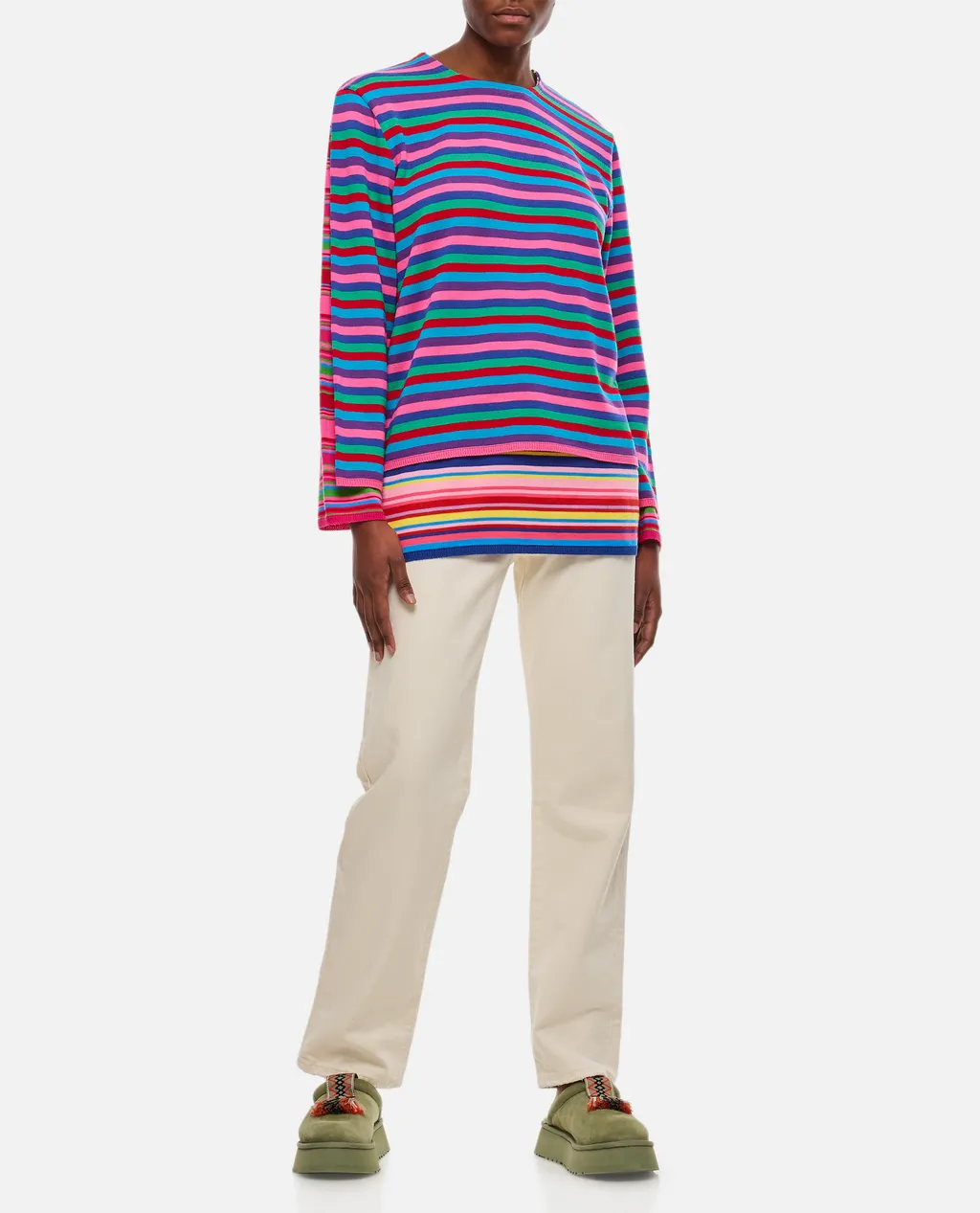 Striped Crewneck Jumper