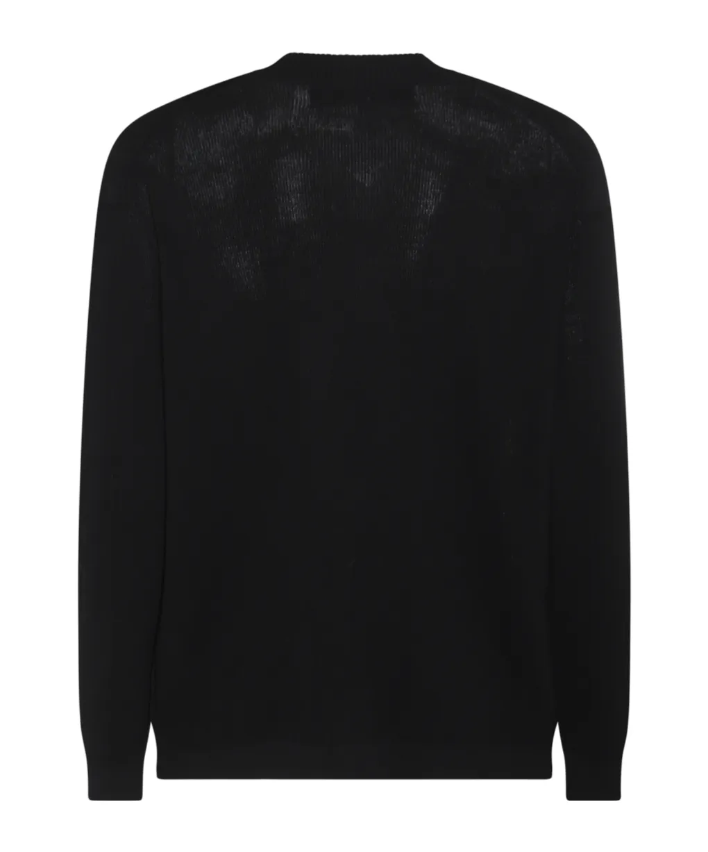 Homme Logo Embroidered Oversized Jumper