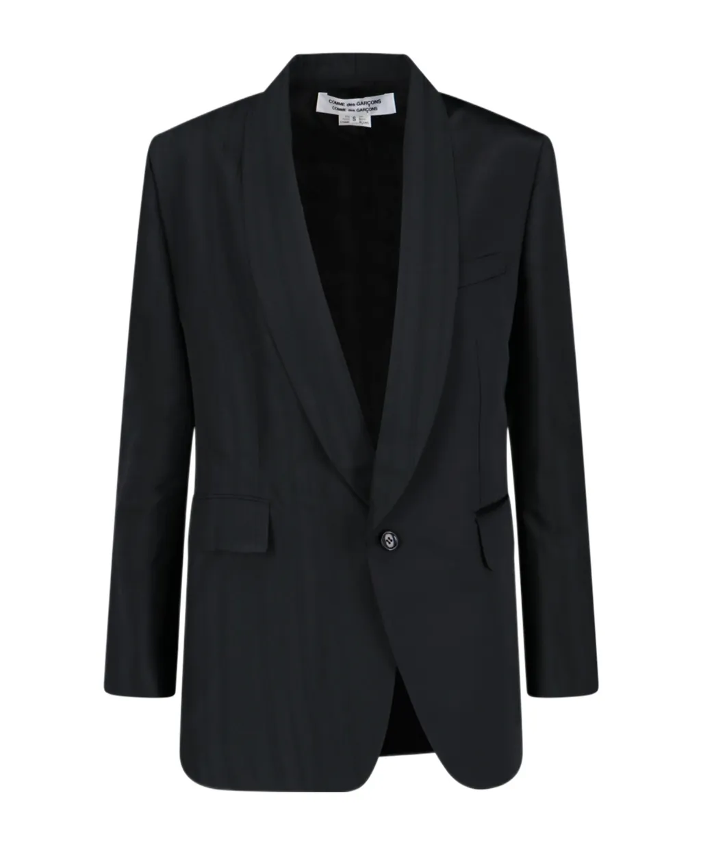 Single-Breasted Tailored Blazer
