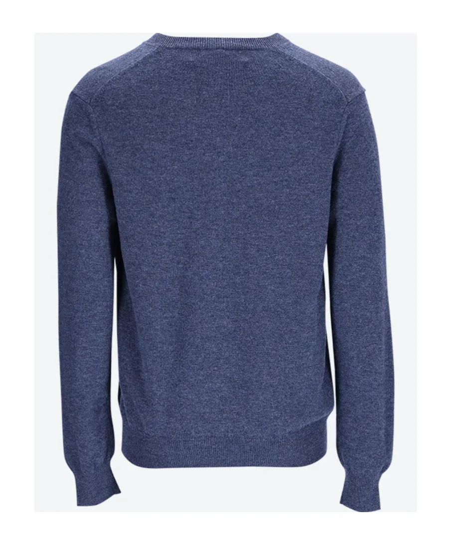 Play Heart Patch V-Neck Jumper