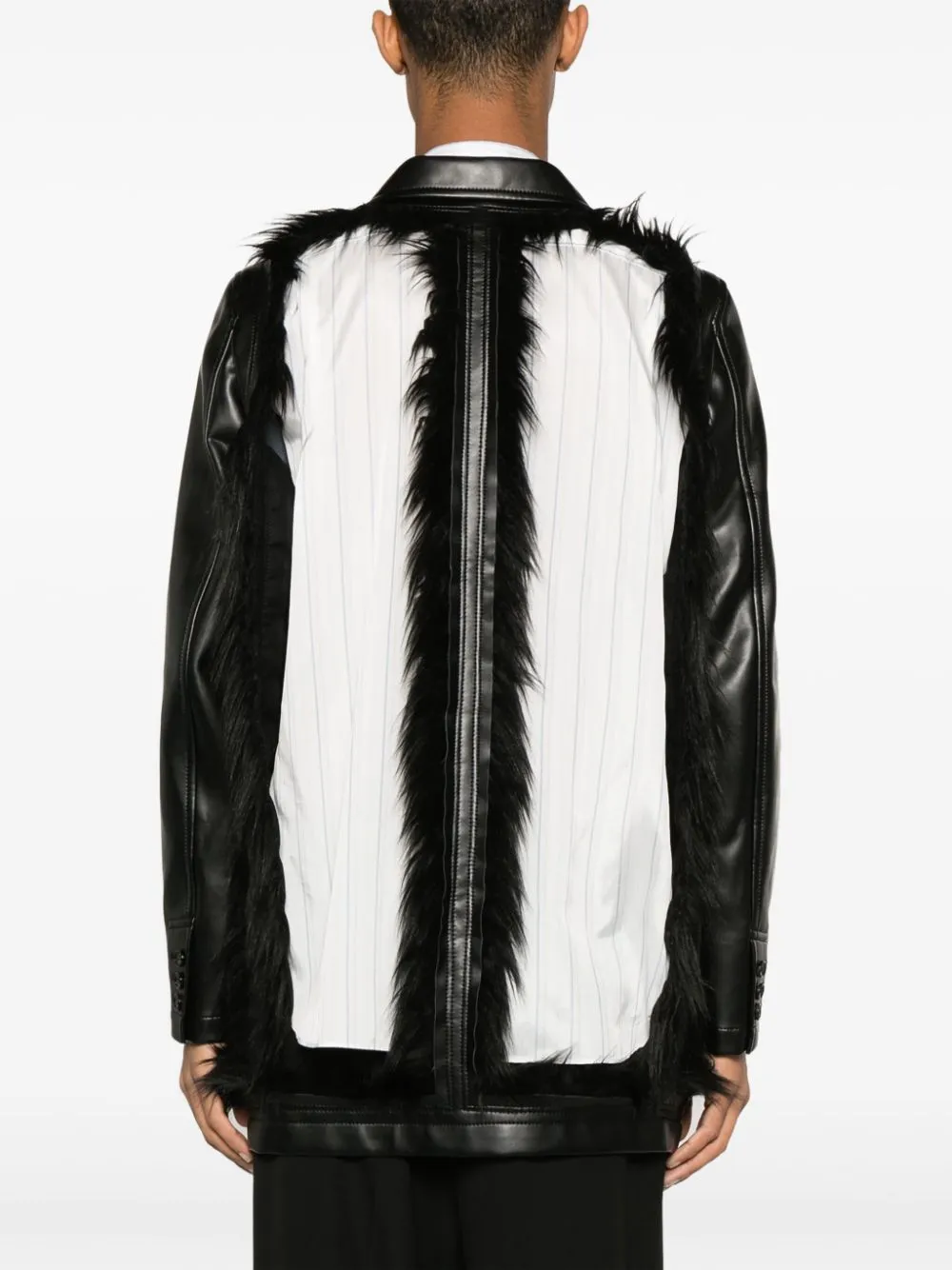 Cut-Out Single-Breasted Blazer