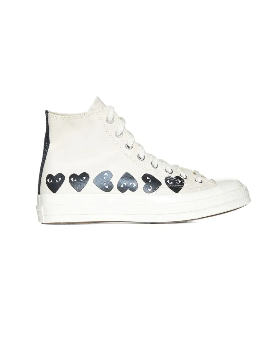 Printed High-Top Sneakers