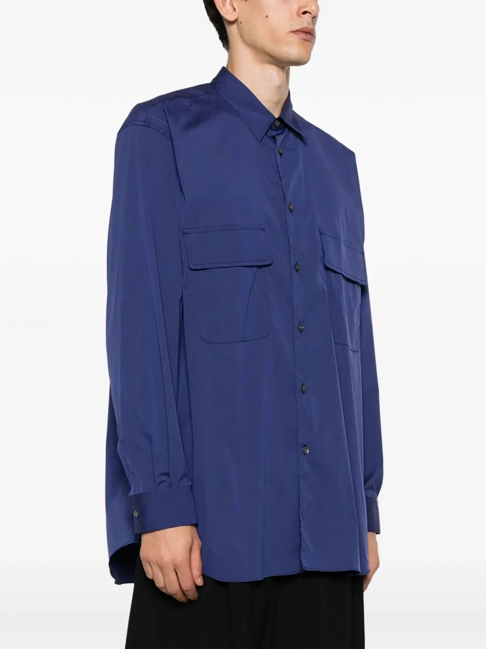 Button-Up Long-Sleeve Shirt