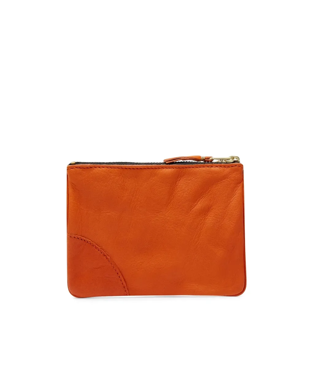 Logo Printed Zip-Up Wallet