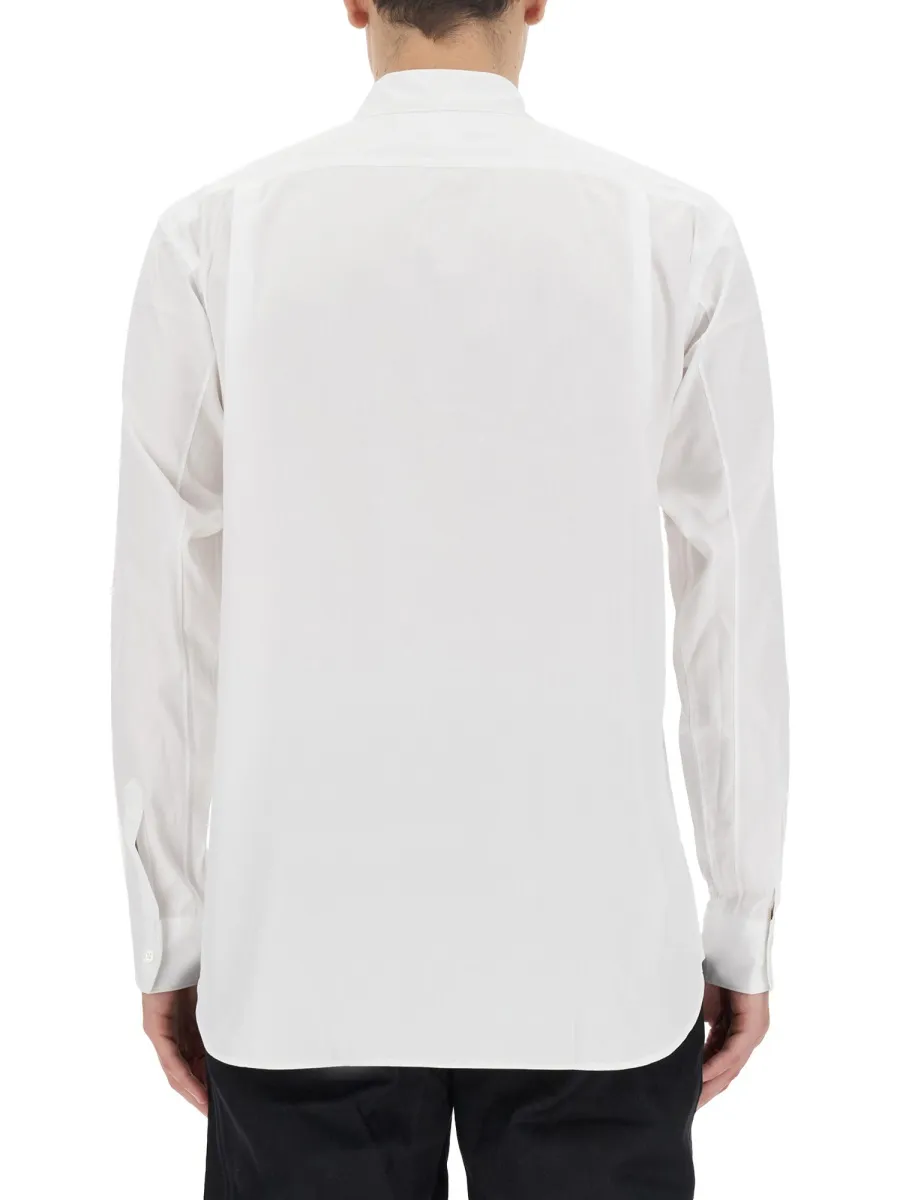 Shirt Cut-Out Buttoned Shirt