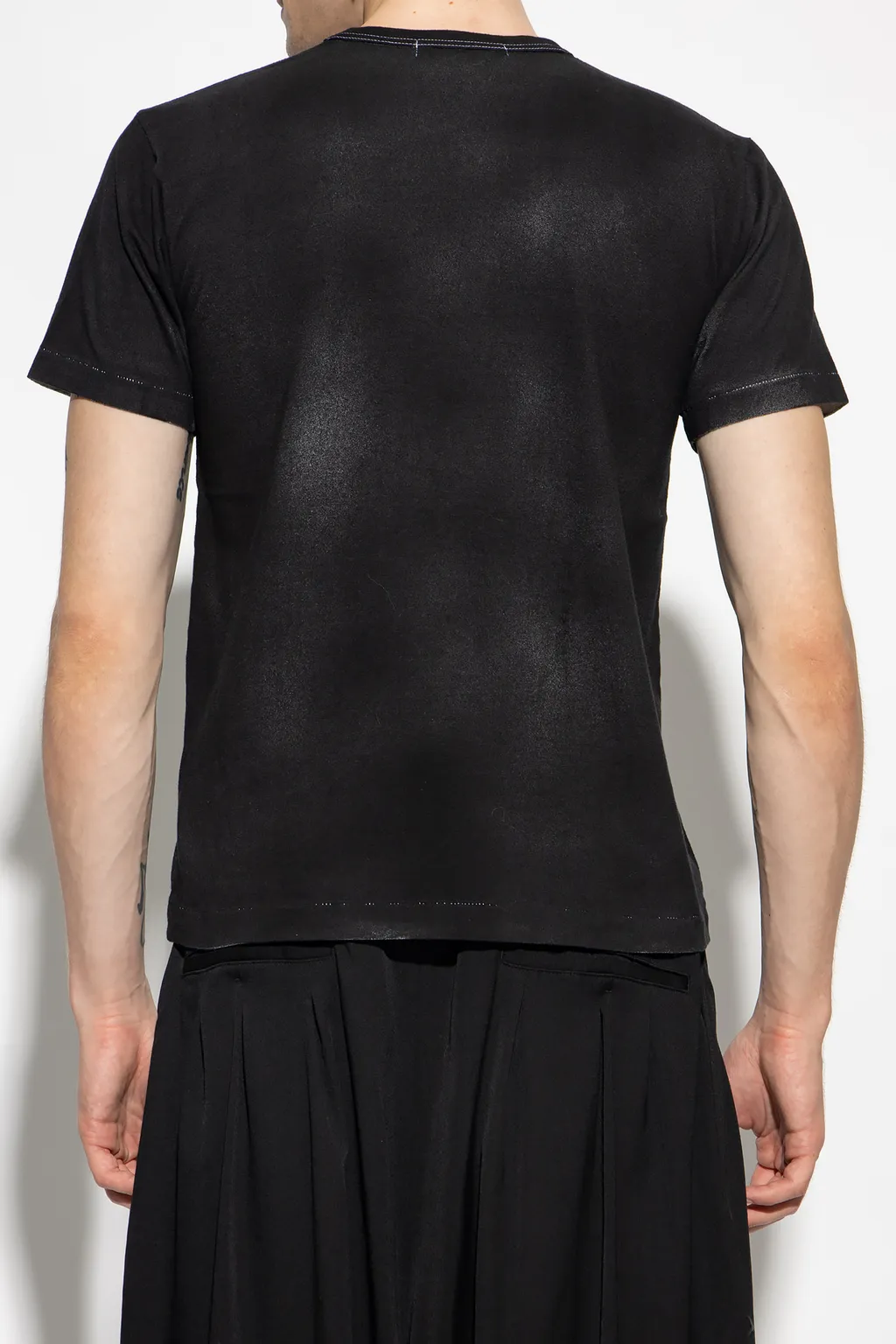 Slogan-Printed Crewneck T-Shirt