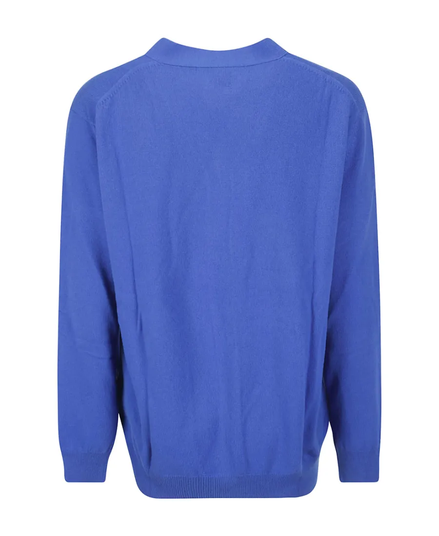 Long-Sleeved Knitted Cardigan