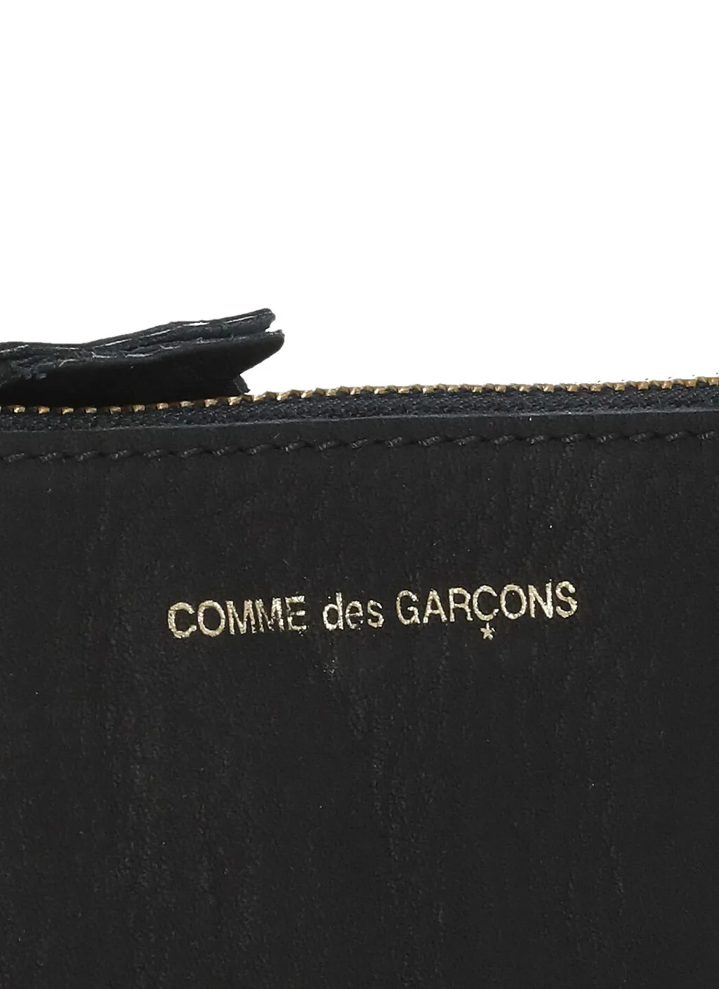 Logo Printed Zip-Up Wallet