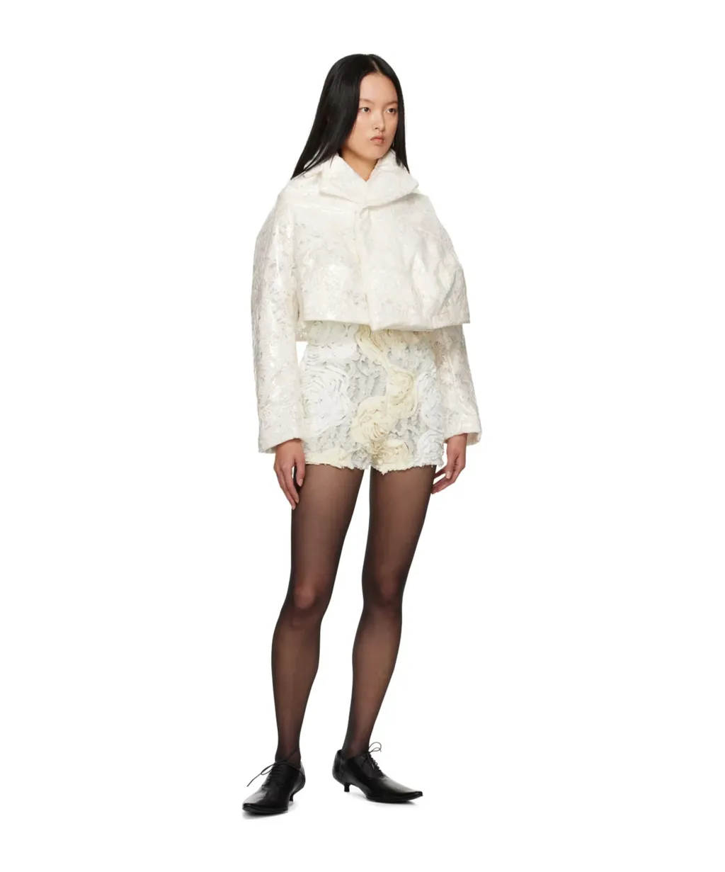 Lapel Lace Casual Jacket