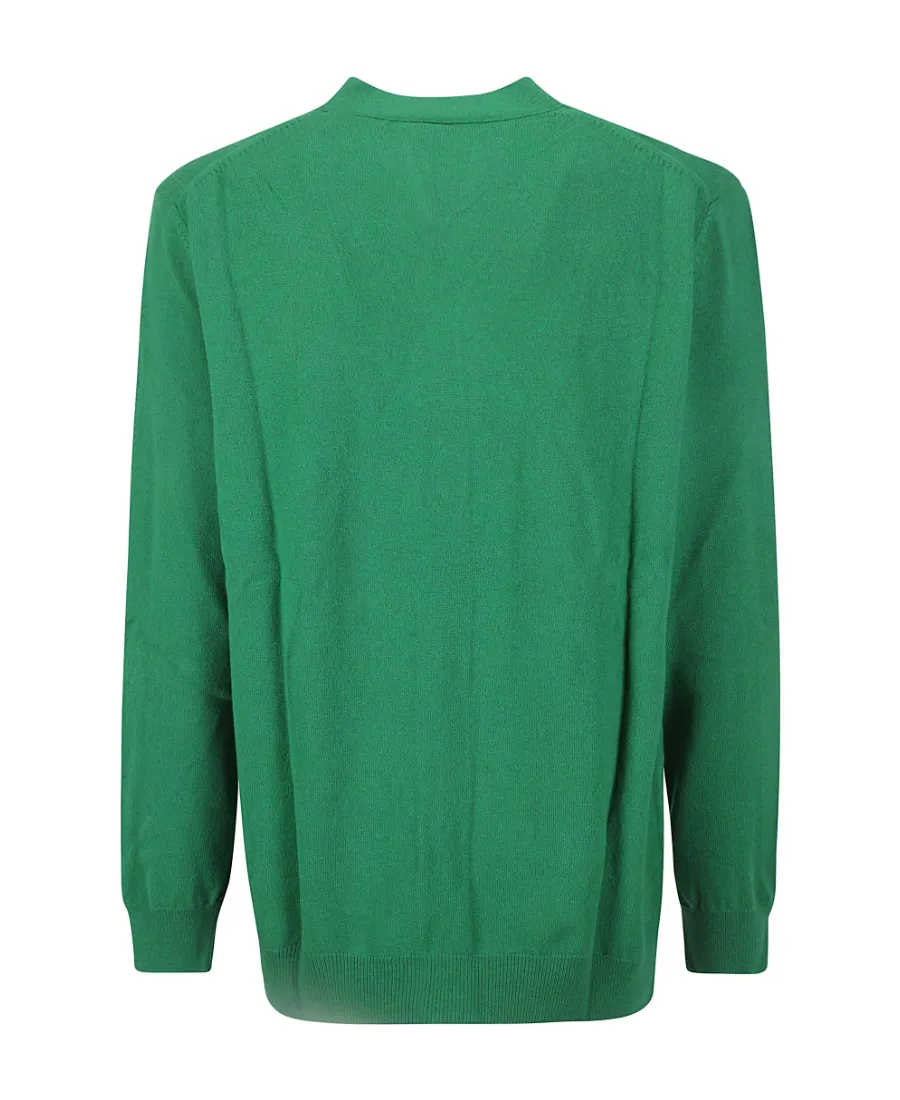 V-Neck Knitted Cardigan